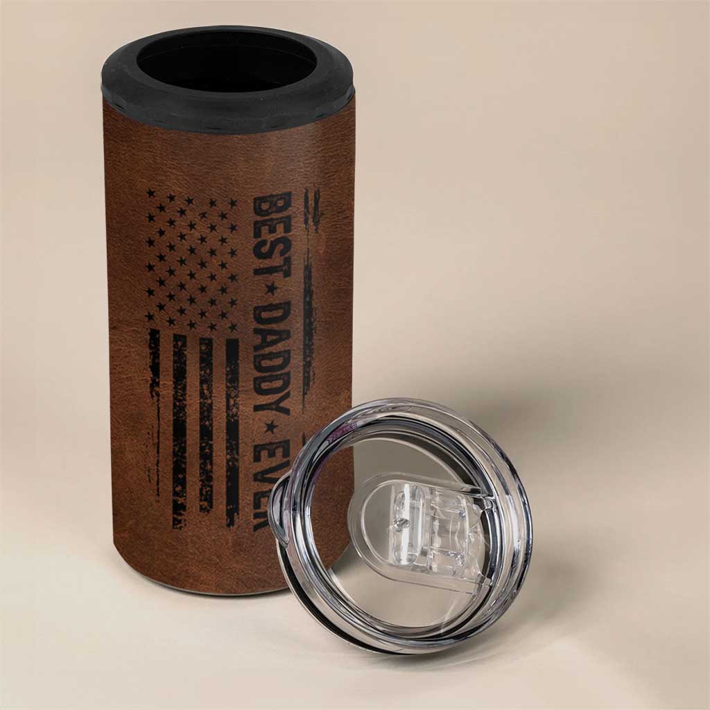 Funny Father's Day Gift For Daddy 4 in 1 Can Cooler Tumbler Christmas Birthday Gifts For Dad From Daughter Son