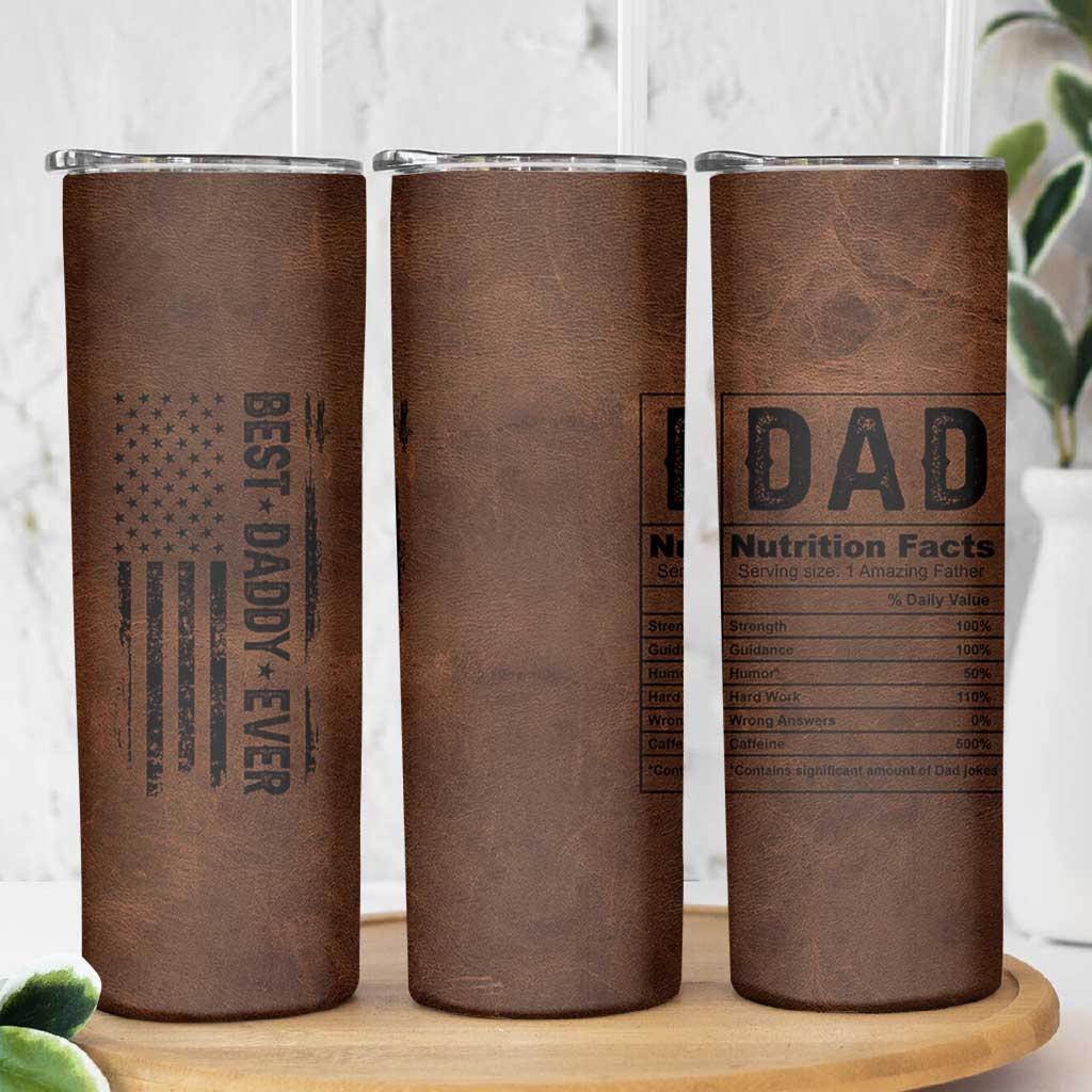Funny Father's Day Gift For Daddy Skinny Tumbler Christmas Birthday Gifts For Dad From Daughter Son