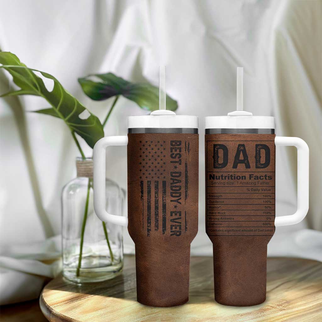 Funny Father's Day Gift For Daddy Tumbler With Handle Christmas Birthday Gifts For Dad From Daughter Son