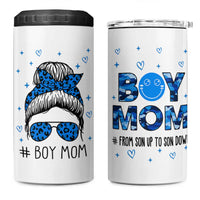 Boy Mom 4 in 1 Can Cooler Tumbler First Mothers Day Gifts for New Moms Boy Mama