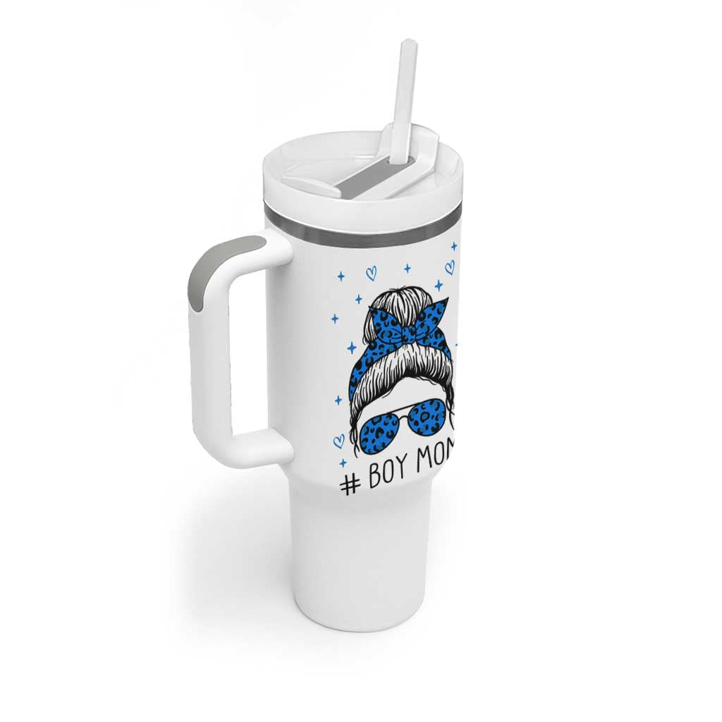 Boy Mom Tumbler With Handle First Mothers Day Gifts for New Moms Boy Mama