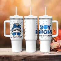 Boy Mom Tumbler With Handle First Mothers Day Gifts for New Moms Boy Mama