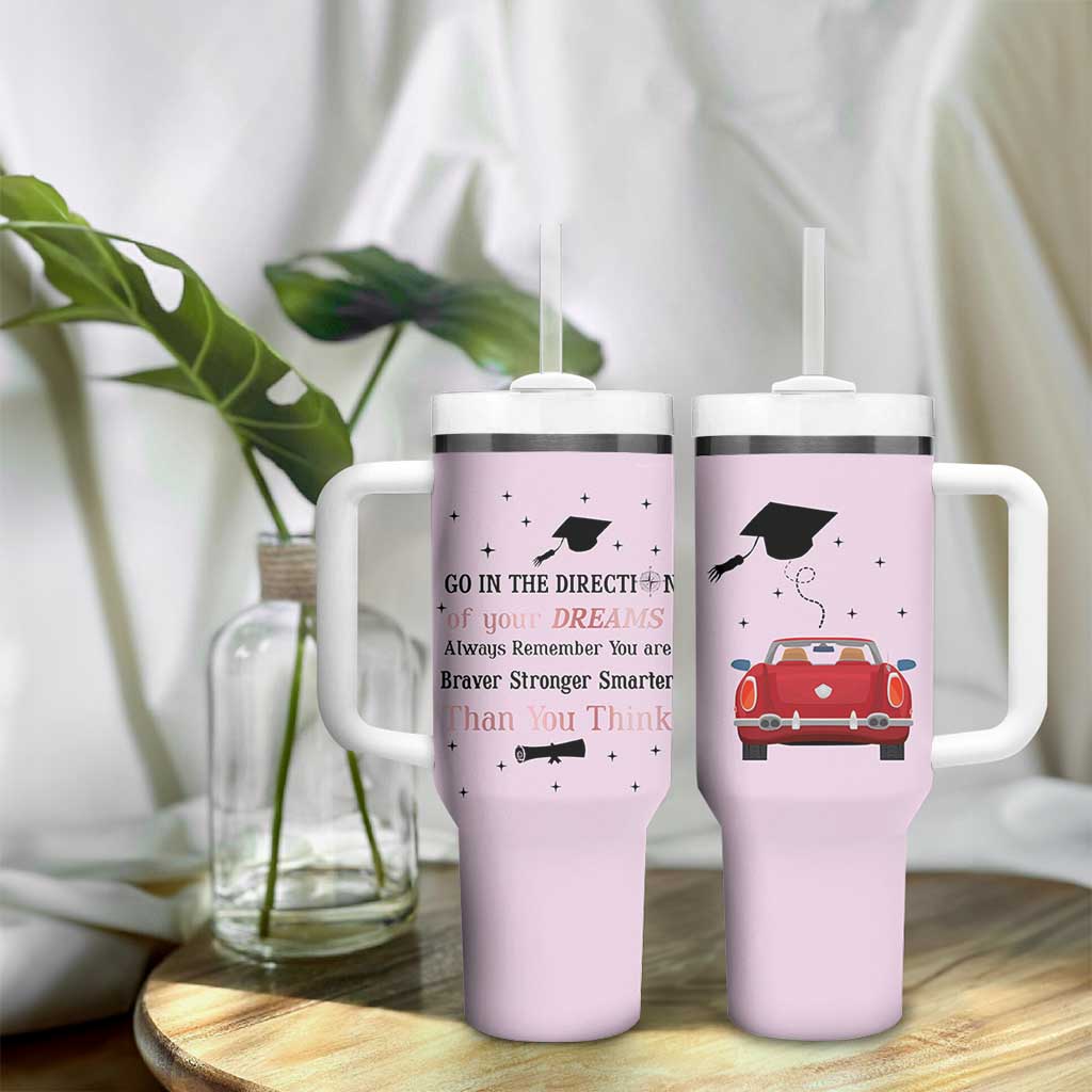 Graduation Gifts For Her Tumbler With Handle Masters Degree College High School PhD Grad Gift