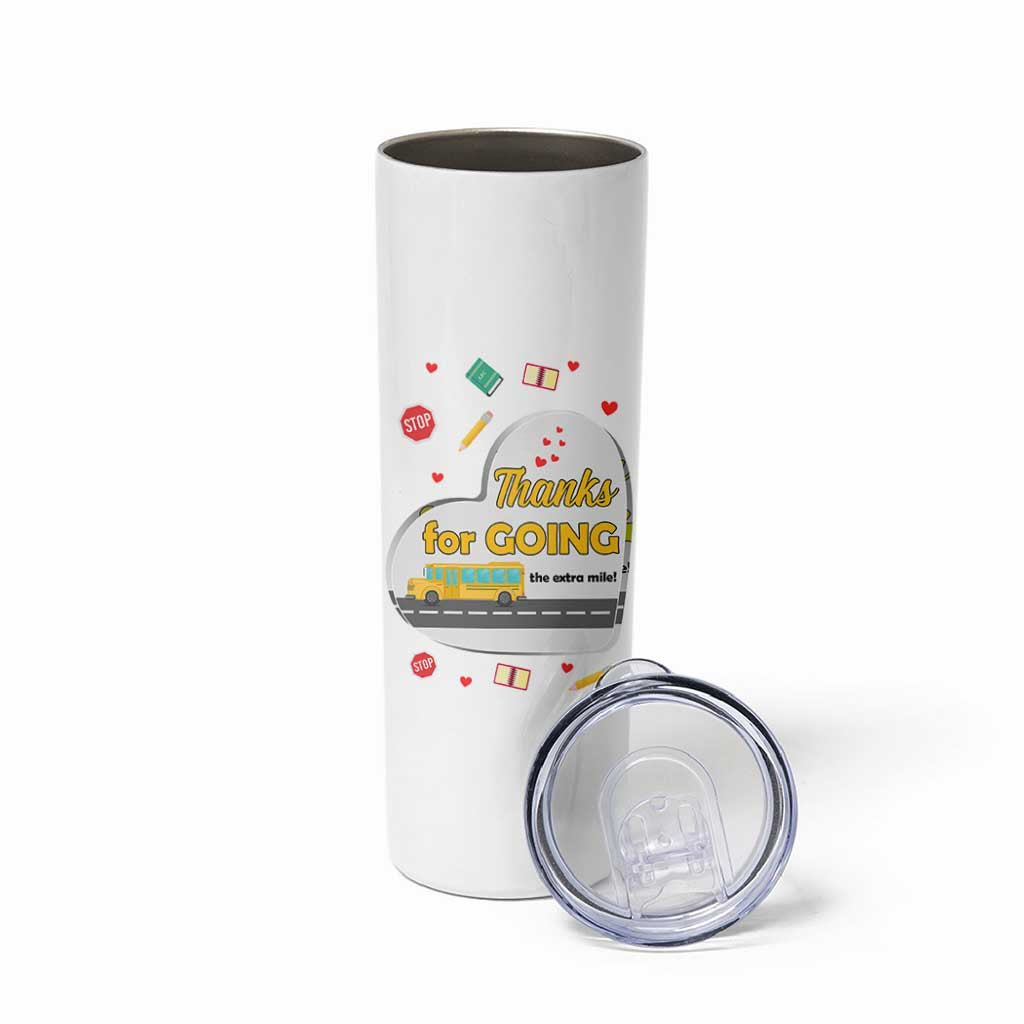 Bus Driver Gifts Skinny Tumbler School Bus Driver Christmas Appreciation Retired Drivers Gift