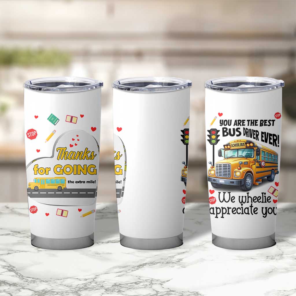 Bus Driver Gifts Tumbler Cup School Bus Driver Christmas Appreciation Retired Drivers Gift