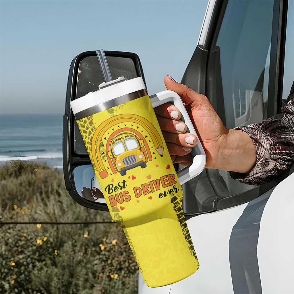 Best Bus Driver Ever Appreciation Tumbler With Handle They See Me Rollin They Waiting Job Pride - Wonder Print Shop