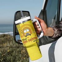 Best Bus Driver Ever Appreciation Tumbler With Handle They See Me Rollin They Waiting Job Pride - Wonder Print Shop