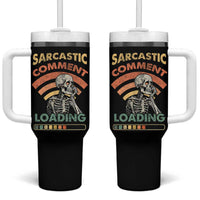 Funny Vintage Tumbler With Handle Sarcastic Comment Loading Humor Gifts for Men - Wonder Print Shop