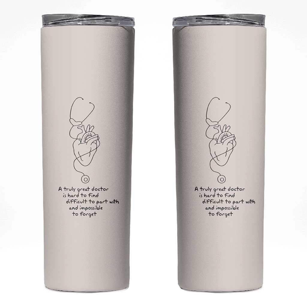 Appreciation Dr Skinny Tumbler A Truly Great Doctor Is Hard To Find Thank You Gifts - Wonder Print Shop