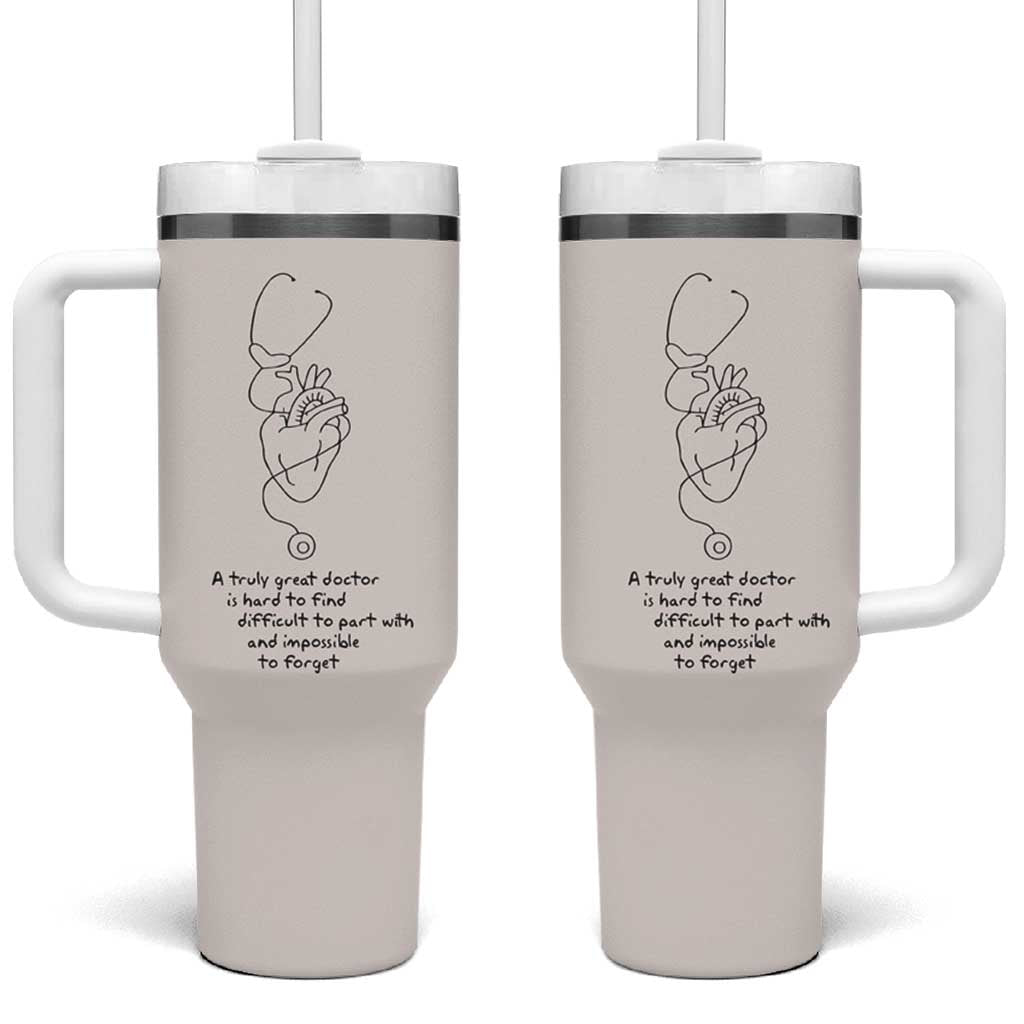 Appreciation Dr Tumbler With Handle A Truly Great Doctor Is Hard To Find Thank You Gifts - Wonder Print Shop