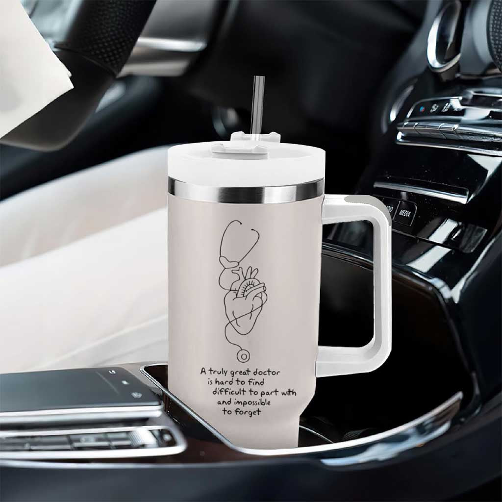 Appreciation Dr Tumbler With Handle A Truly Great Doctor Is Hard To Find Thank You Gifts - Wonder Print Shop