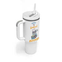 Funny Book Lovers Tumbler With Handle Sorry My Weekend Is All Booked - Wonder Print Shop
