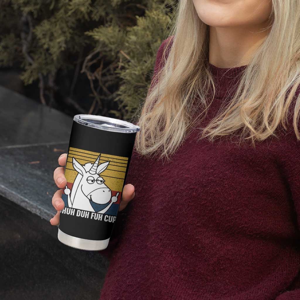 Funny Rude Tumbler Cup Shu Duh Fuh Cup Funny Gag Gifts for Friend Coworker - Wonder Print Shop