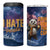 Funny Rude Bear 4 in 1 Can Cooler Tumbler Shu Duh Fuh Cup I Hate People Funny Gag Gifts for Introverts - Wonder Print Shop
