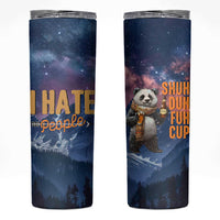 Funny Rude Bear Skinny Tumbler Shu Duh Fuh Cup I Hate People Funny Gag Gifts for Introverts - Wonder Print Shop