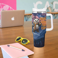 Funny Rude Bear Tumbler With Handle Shu Duh Fuh Cup I Hate People Funny Gag Gifts for Introverts - Wonder Print Shop