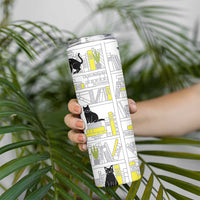 Book Lovers Gifts Skinny Tumbler Library Cat Bookish Gifts For Readers Librarian