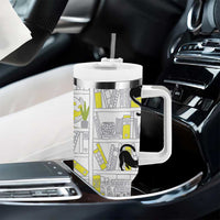 Book Lovers Gifts Tumbler With Handle Library Cat Bookish Gifts For Readers Librarian