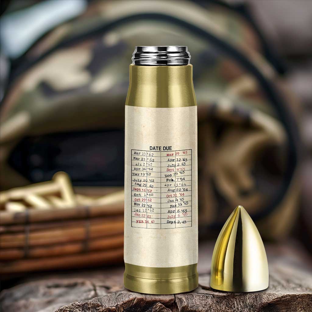 Library Due Date Card Bullet Tumbler Bookish Gifts For Readers Librarian