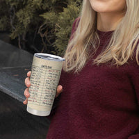 Library Due Date Card Tumbler Cup Bookish Gifts For Readers Librarian