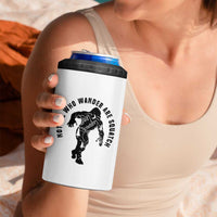 Bigfoot 4 in 1 Can Cooler Tumbler Sasquatch Outdoor Camping Mountain Nature Hiking Camp Lover Gift