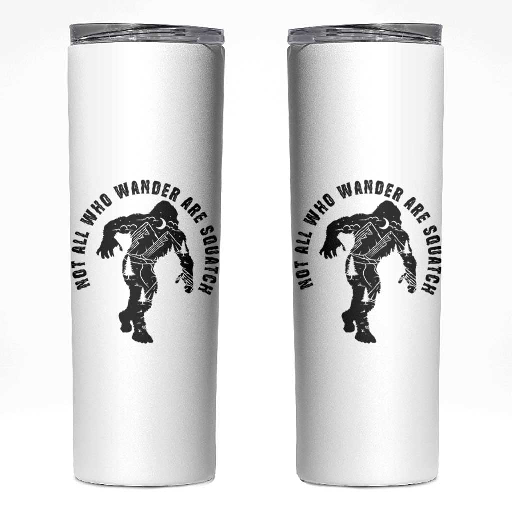 Bigfoot Skinny Tumbler Sasquatch Outdoor Camping Mountain Nature Hiking Camp Lover Gift