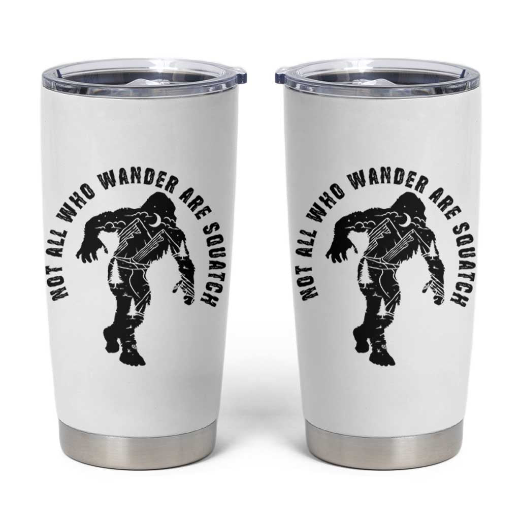 Bigfoot Tumbler Cup Sasquatch Outdoor Camping Mountain Nature Hiking Camp Lover Gift