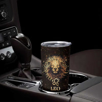 Leo Birthday Tumbler Cup Born in July August Lion Zodiac Symbol Horoscope Astrology - Wonder Print Shop