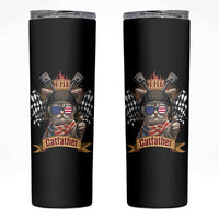 The Catfather Skinny Tumbler Best Cat Dad Ever Funny Father's Day Cat Lover Gift