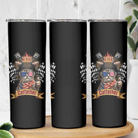 The Catfather Skinny Tumbler Best Cat Dad Ever Funny Father's Day Cat Lover Gift