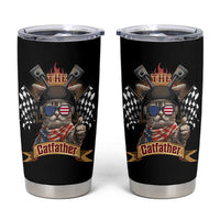 The Catfather Tumbler Cup Best Cat Dad Ever Funny Father's Day Cat Lover Gift