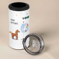 Officiant Gift 4 in 1 Can Cooler Tumbler Funny Thank You Presents For Engagement Wedding Day