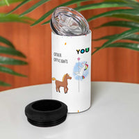 Officiant Gift 4 in 1 Can Cooler Tumbler Funny Thank You Presents For Engagement Wedding Day