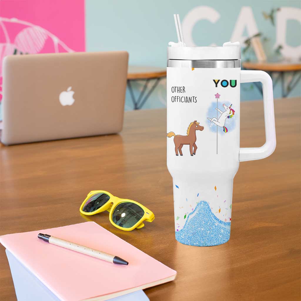 Officiant Gift Tumbler With Handle Funny Thank You Presents For Engagement Wedding Day