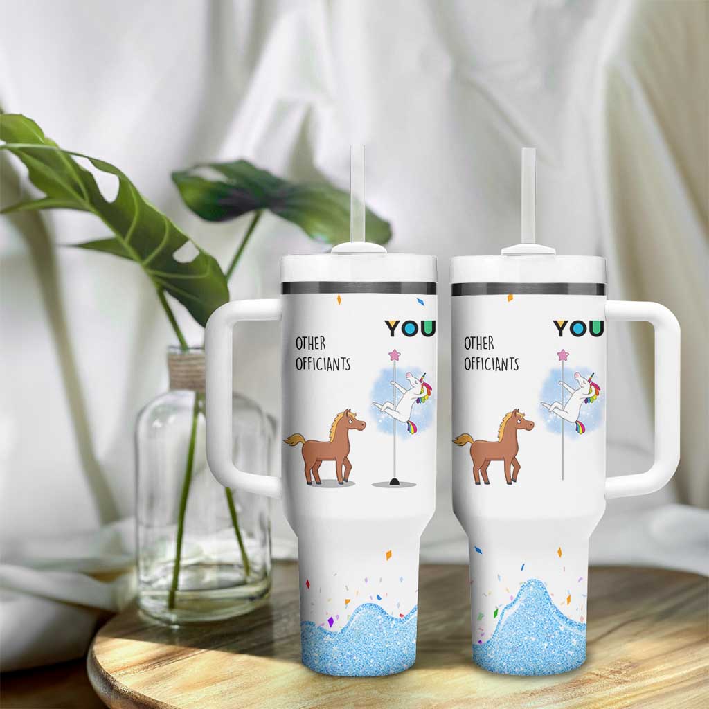 Officiant Gift Tumbler With Handle Funny Thank You Presents For Engagement Wedding Day