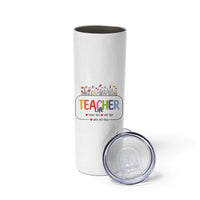 Teacher Life Skinny Tumbler Thank You For Helping Me Grow Best Teacher Appreciation Gifts