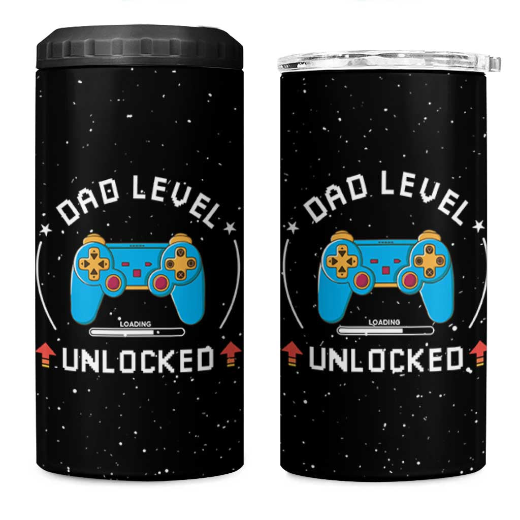 New Dad 4 in 1 Can Cooler Tumbler First Time Father's Day Expecting Dad Present
