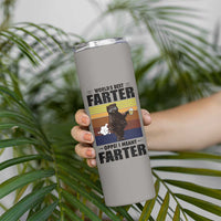 Funny Father's Day Gift For Dad Skinny Tumbler Papa Bear World's Best Farter I Mean Father