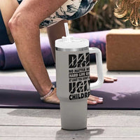 Funny Father's Day Gift For Dad Tumbler With Handle Papa Bear World's Best Farter I Mean Father