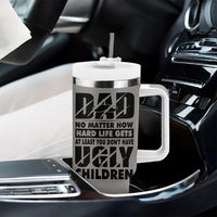 Funny Father's Day Gift For Dad Tumbler With Handle Papa Bear World's Best Farter I Mean Father