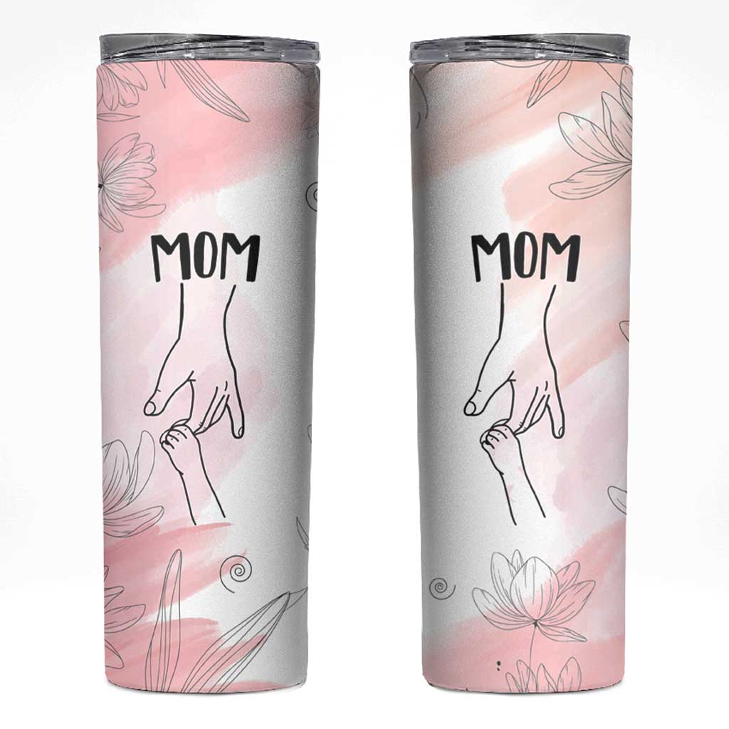 Mom Gifts Skinny Tumbler Mama Holding Hands Mothers Day Gift - Wonder Print Shop