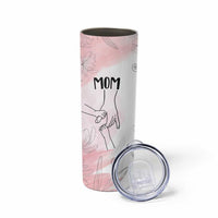Gift for Mom of 2 Children Skinny Tumbler Mama Holding Hands Mothers Day Gift - Wonder Print Shop