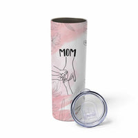 Gift for Mom of 3 Childrens Skinny Tumbler Mama Holding Hands Mothers Day Gift - Wonder Print Shop