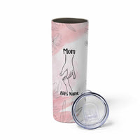 Personalized Mom Gifts Skinny Tumbler Mama Holding Hands Custom Kid Names Mothers Day Gift