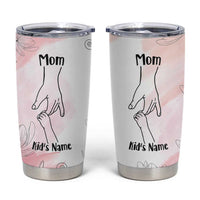 Personalized Mom Gifts Tumbler Cup Mama Holding Hands Custom Kid Names Mothers Day Gift