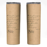 Vintage Christian Skinny Tumbler Be Strong and Courageous Joshua 1:9 Bible Verse - Wonder Print Shop