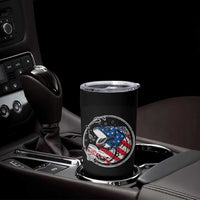 Reel Cool Dad Tumbler Cup Funny Father's Day Gift For Dad Fishing Lover American Flag