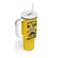 School Bus Driver Appreciation Tumbler With Handle Be Nice To The Bus Driver Don't Judge - Wonder Print Shop