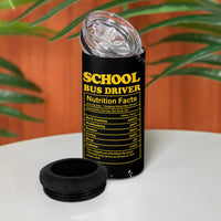School Bus Driver Gifts 4 in 1 Can Cooler Tumbler Bus Driver Christmas Appreciation Gift