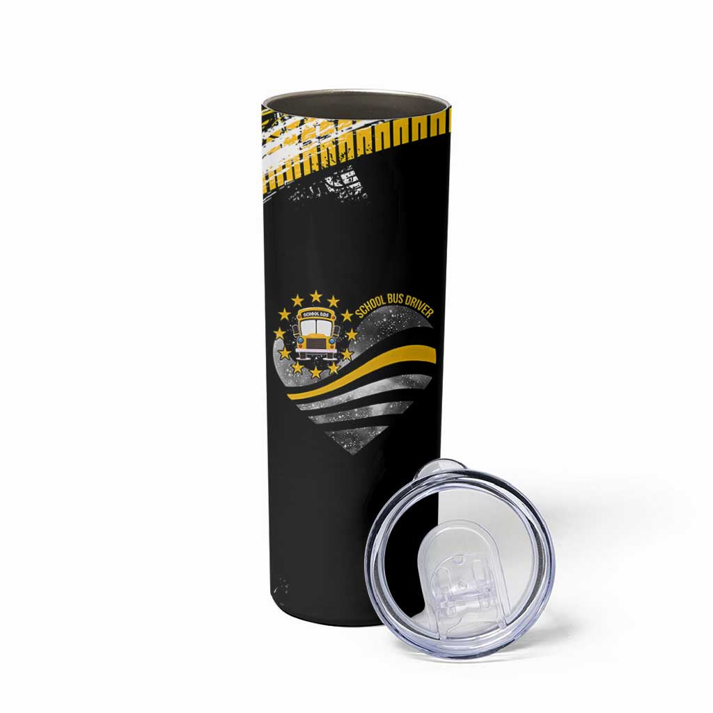 School Bus Driver Gifts Skinny Tumbler Bus Driver Christmas Appreciation Gift